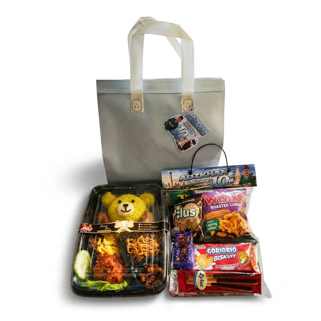 Paket Bento Ulang Tahun Lengkap